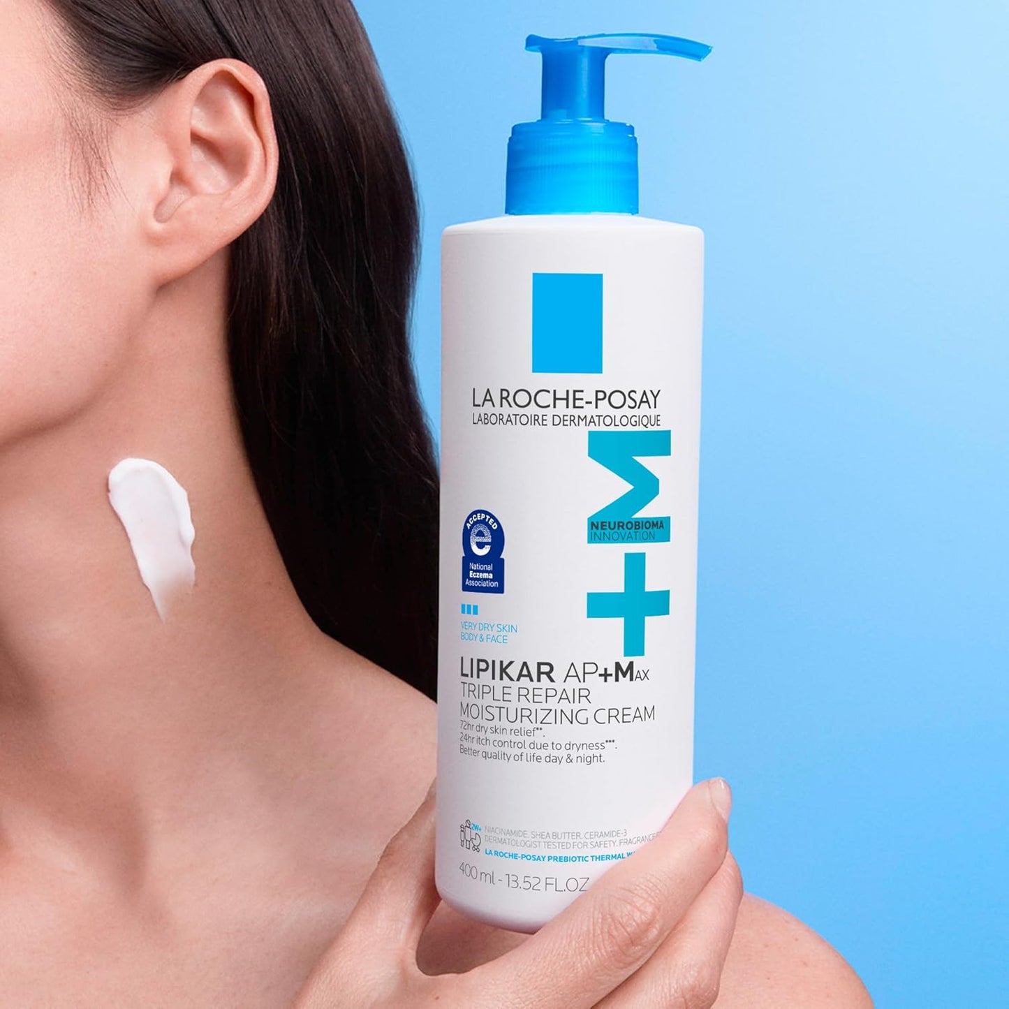 La Roche-Posay Lipikar AP+ - Crema hidratante triple reparadora, lo...