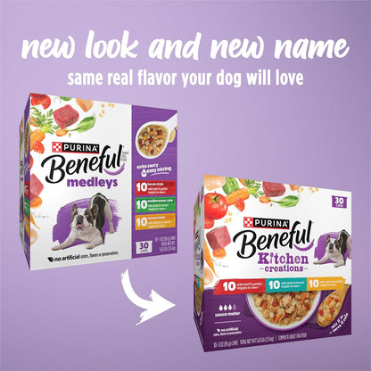 Beneful Purina Kitchen Creations - Alimento húmedo para perros con...