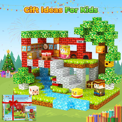 ORZbb Bloques Magnéticos Juegos para Niños Juguetes de Construcción...