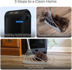 EyeVac Pro &amp; Squeegee - Paquete de escoba automática al vacío s...
