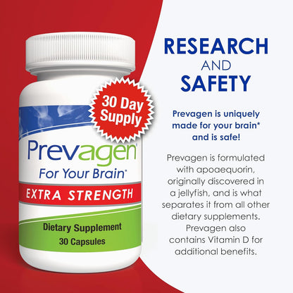 Prevagen Extra Strength - 90 cápsulas (suministro de 3 meses) | For...