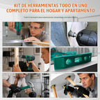 Hi-Spec Taladro inalámbrico de 8 V y kit de herramientas con herram...