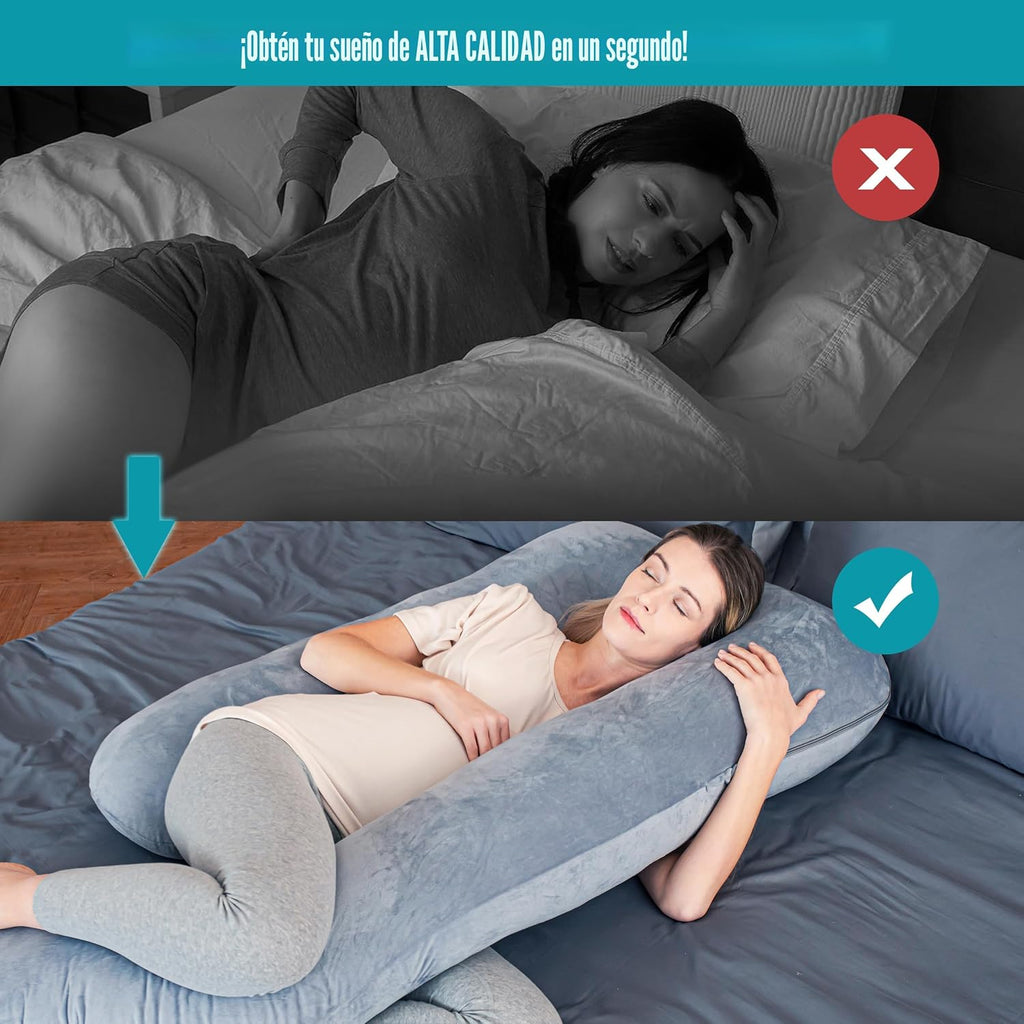 Cute Castle Almohadas de embarazo, almohada de maternidad suave en...
