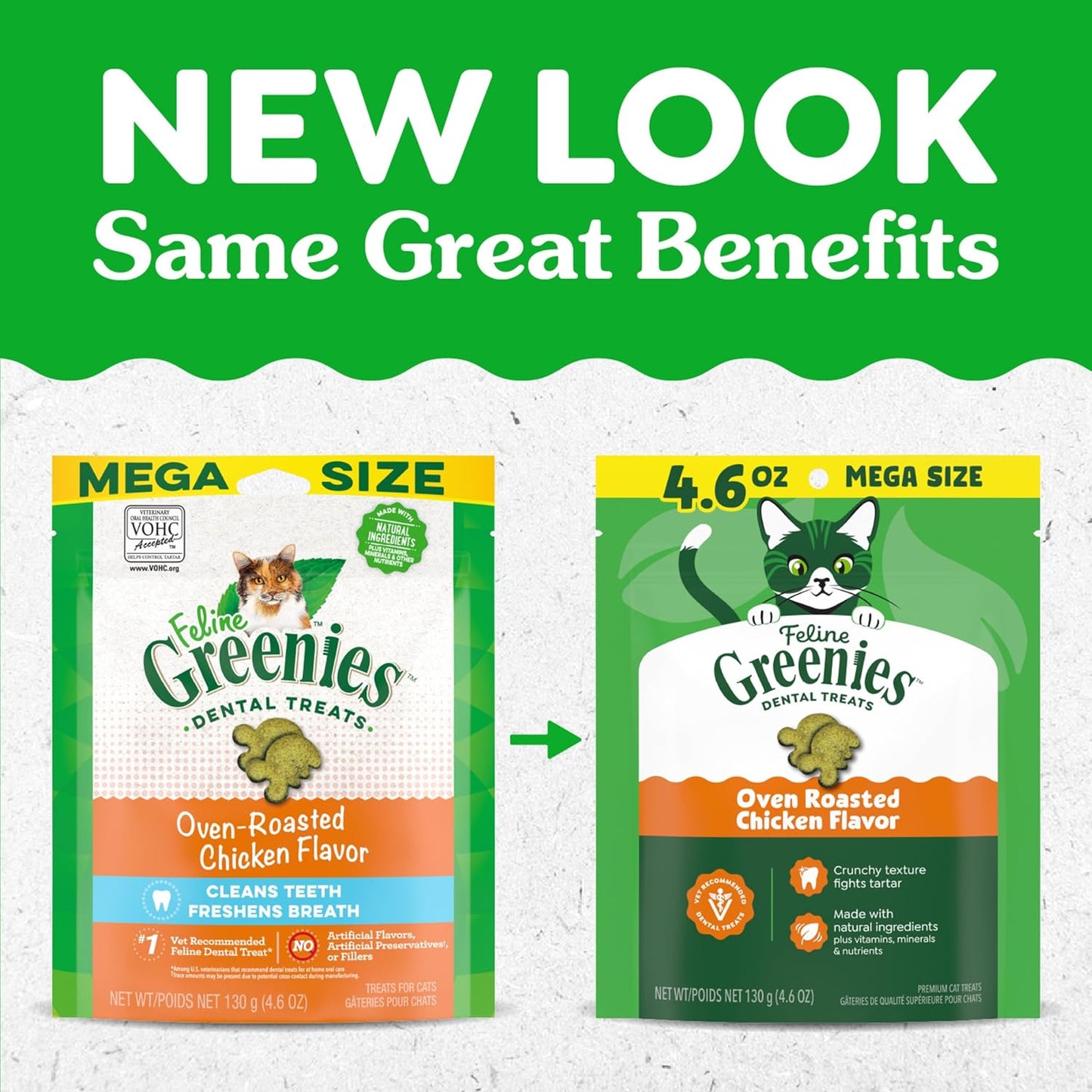 Greenies Golosinas dentales naturales para gatos adultos recomendad...