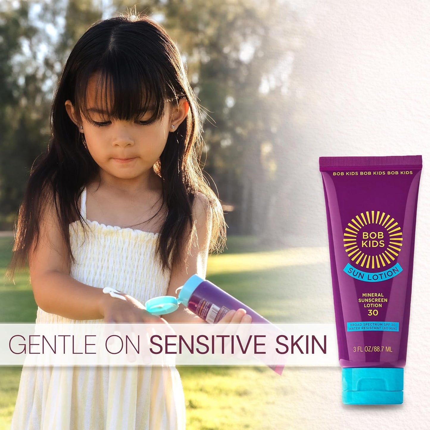 Brush On Block - Protector solar para niños y bebés - Loción minera...