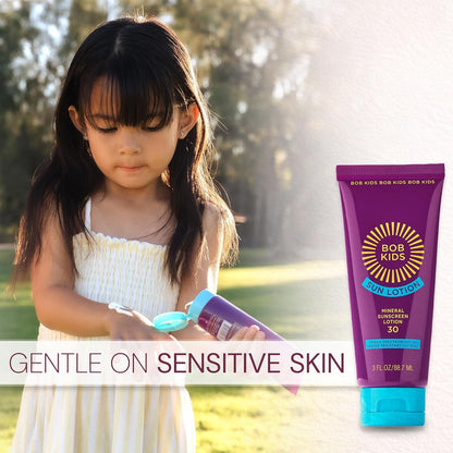 Brush On Block - Protector solar para niños y bebés - Loción minera...