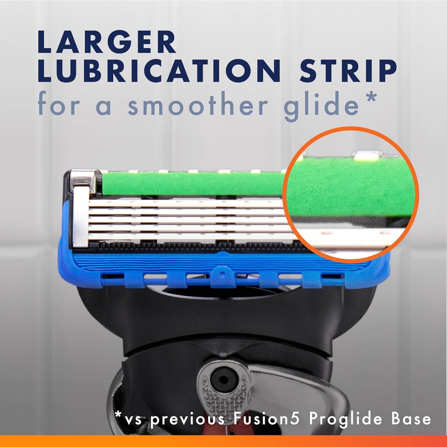 Gillette Fusion5 ProGlide - Recargas de cuchillas de afeitar para hombres, 10 cartuchos de afeitar para mango FlexBall, cuchillas de 5 hojas, recortadora de precisión para hombres