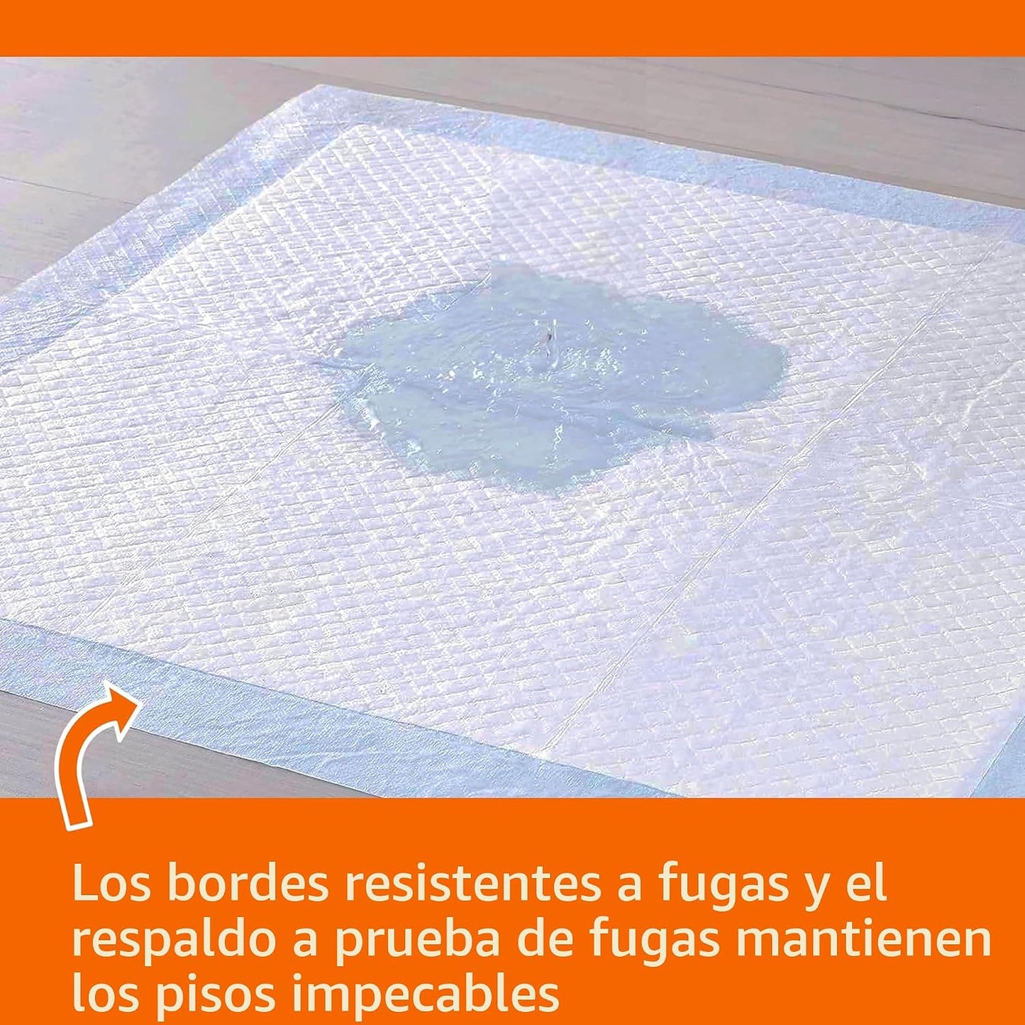 Amazon Basics Almohadillas para orinar para perros y cachorros, 5 c...