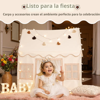 Senodeer Tienda de campaña para niños en el interior: con alfombra,...