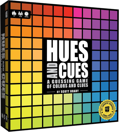 HUES and CUES | Juego de adivinanzas de colores vibrantes, perfecto...