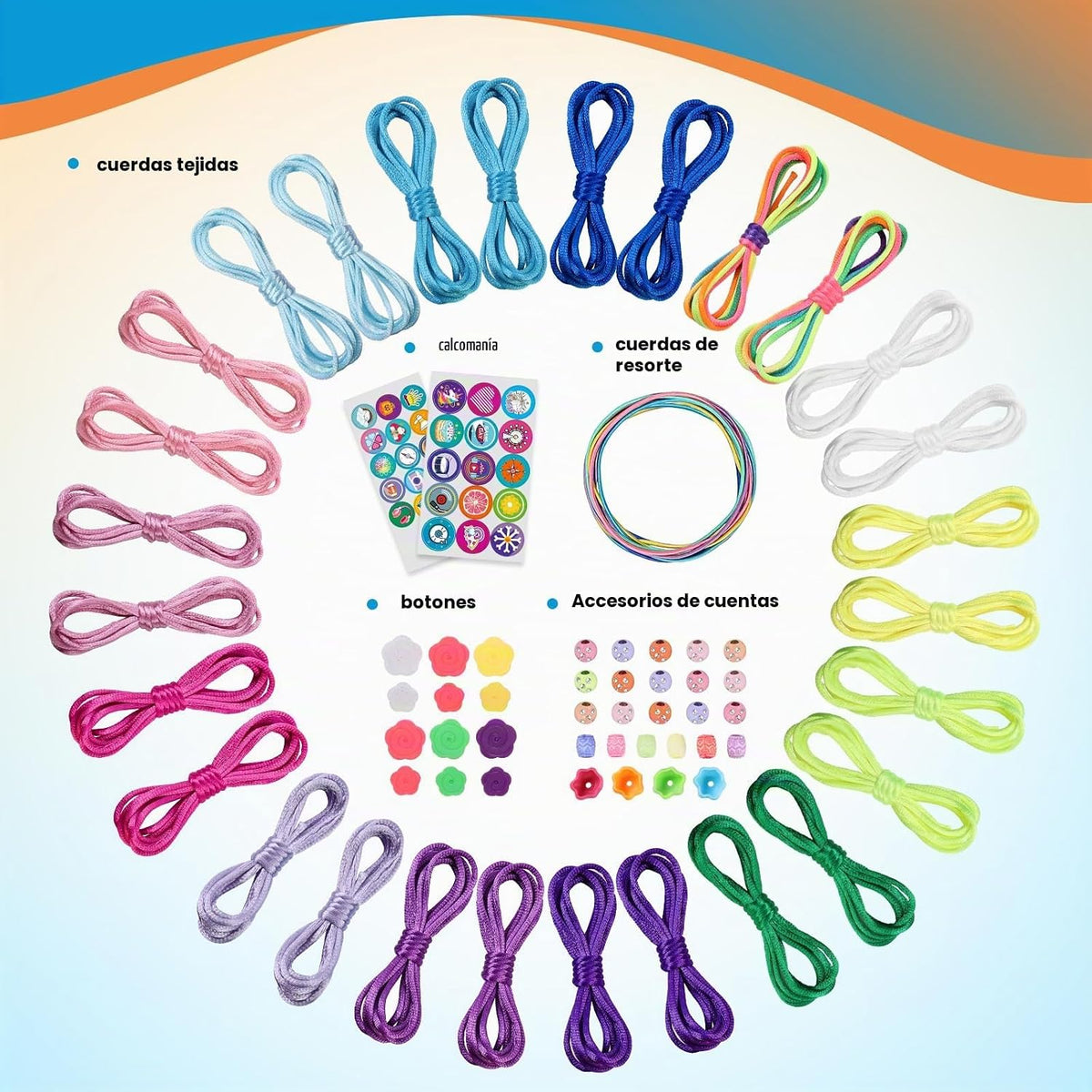 DDAI Kit de fabricación de pulseras de amistad para niñas - Juguete...