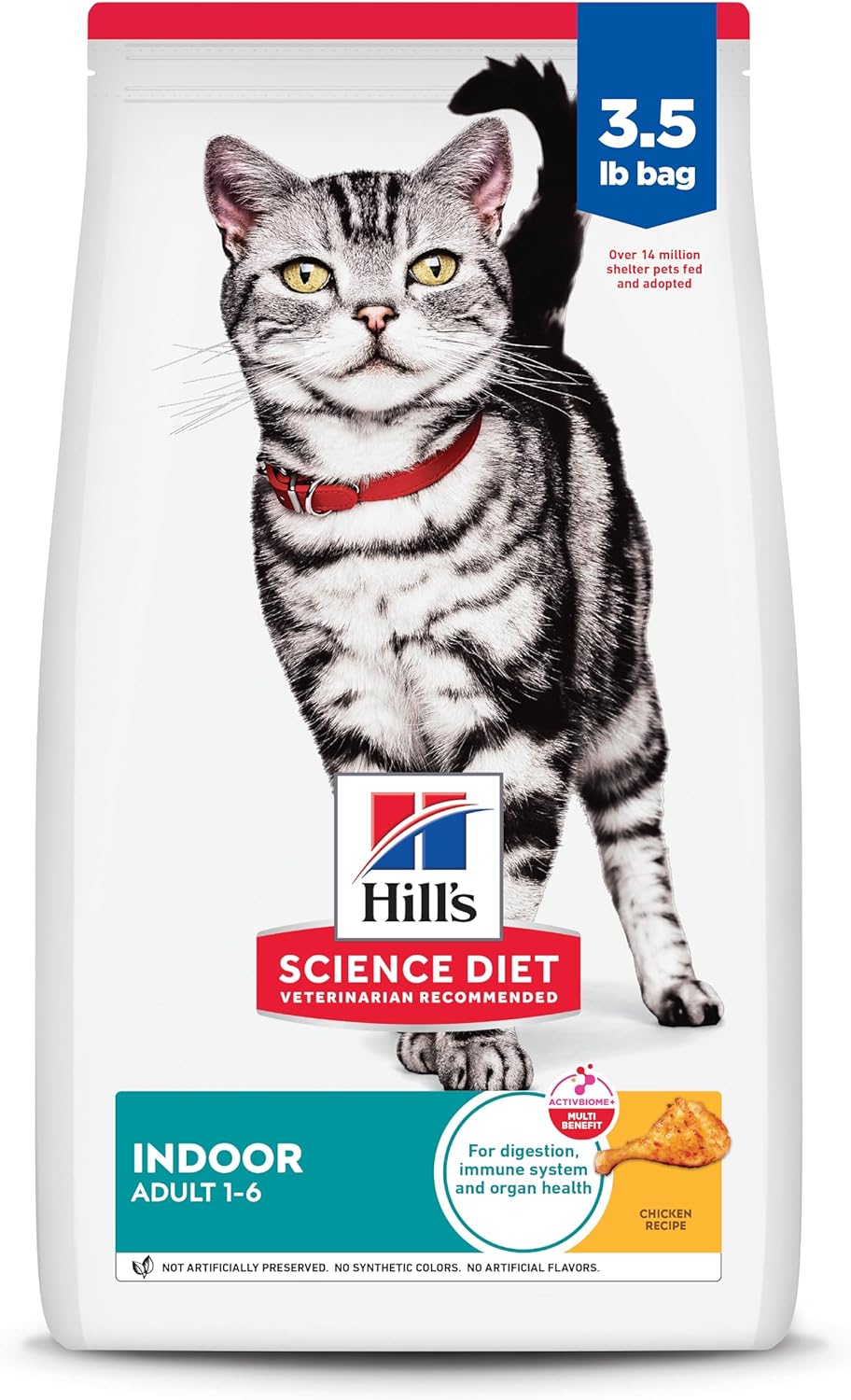 Hill\u2019s Science Diet Alimento seco para gatos de interior., Adulto