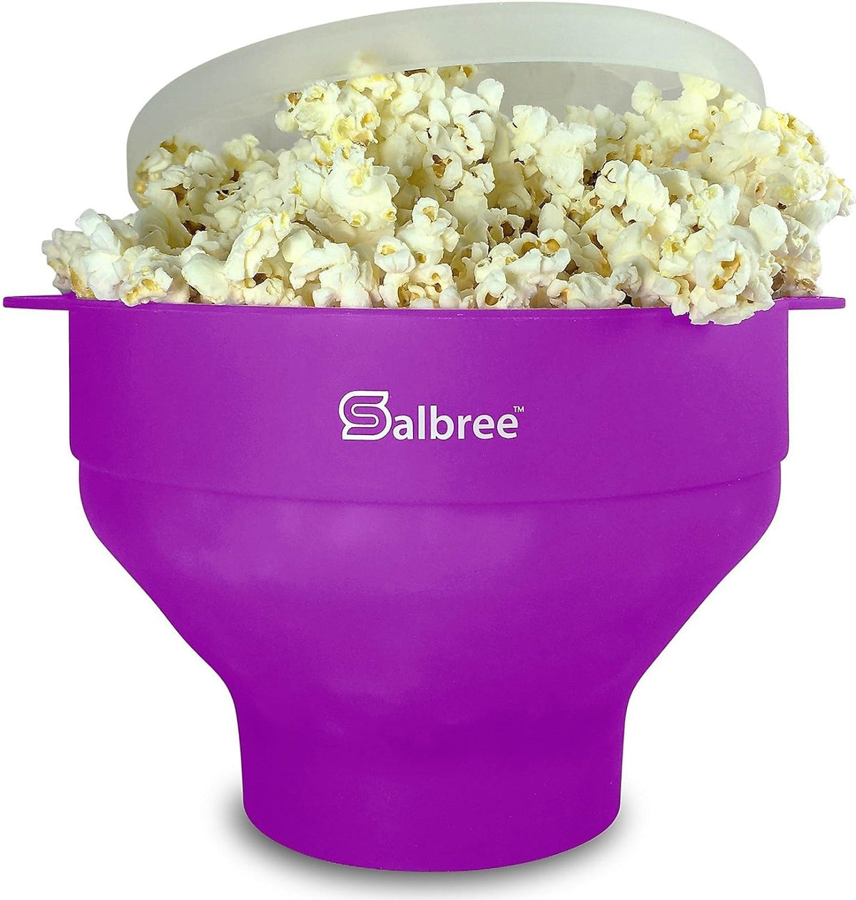 Salbree Tazón plegable de silicona para hacer palomitas de maíz par...