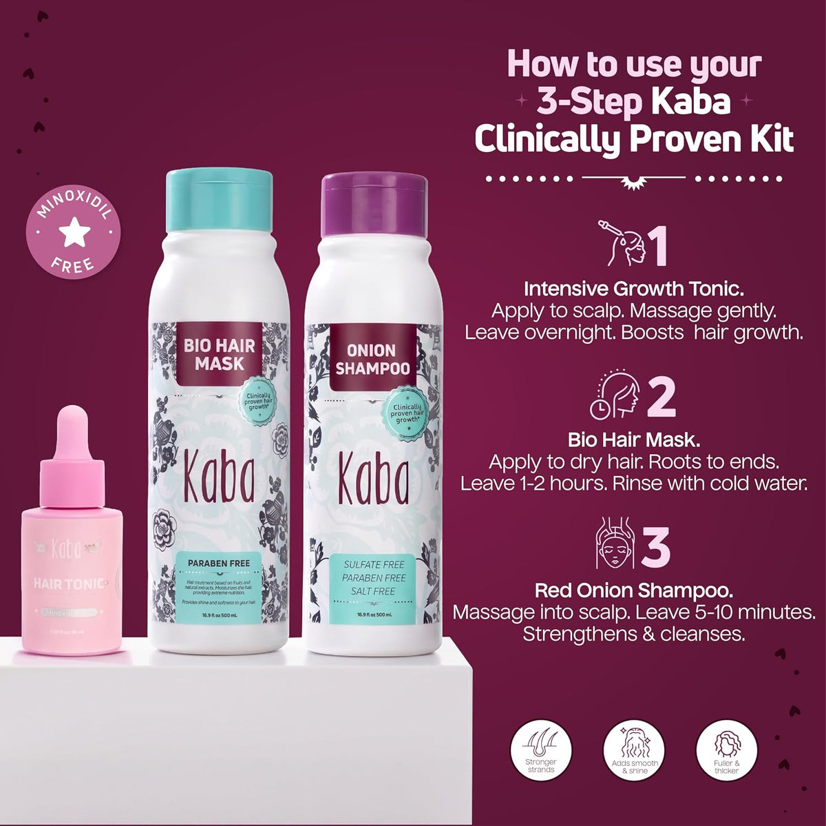 D'Luchi Kit de tratamiento capilar para crecimiento y cuidado i...