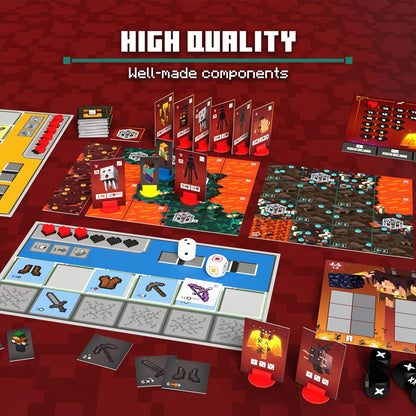 Ravensburger Minecraft: Portal Dash - Juego de mesa familiar atractivo para niños y adultos | Jugabilidad llena de aventuras | Regalo ideal para entusiastas de Minecraft | Adecuado para edades de 10