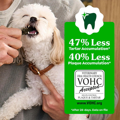 Golosinas dentales para perros recomendadas por veterinarios, tamañ...