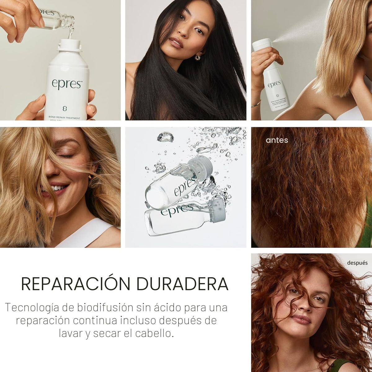 epres Sistema de cuidado del cabello Bond Repair para un cabello má...