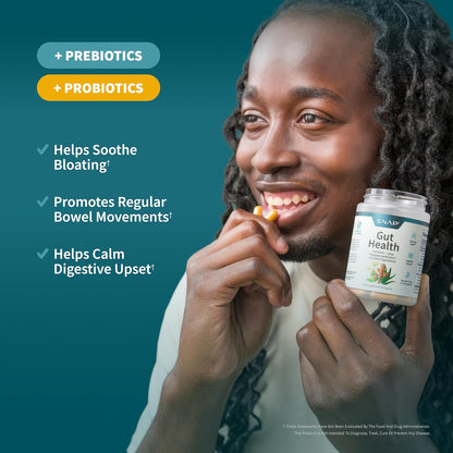 Suplementos para la salud intestinal, enzimas digestivas, prebiótic...