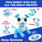 Robo Pets Robot de juguete para perros para niñas y niños, robot de...