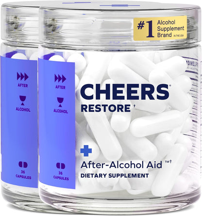 Cheers Restore | Suplemento con DHM + L-Cisteína | Siéntete mejor d...