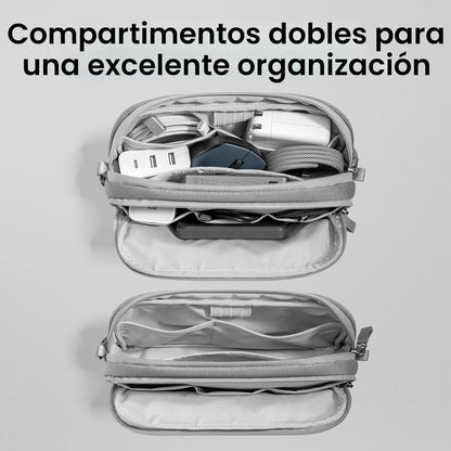 tomtoc Estuche Organizador Electrónico de Viaje, Bolsa Táctica Resi...