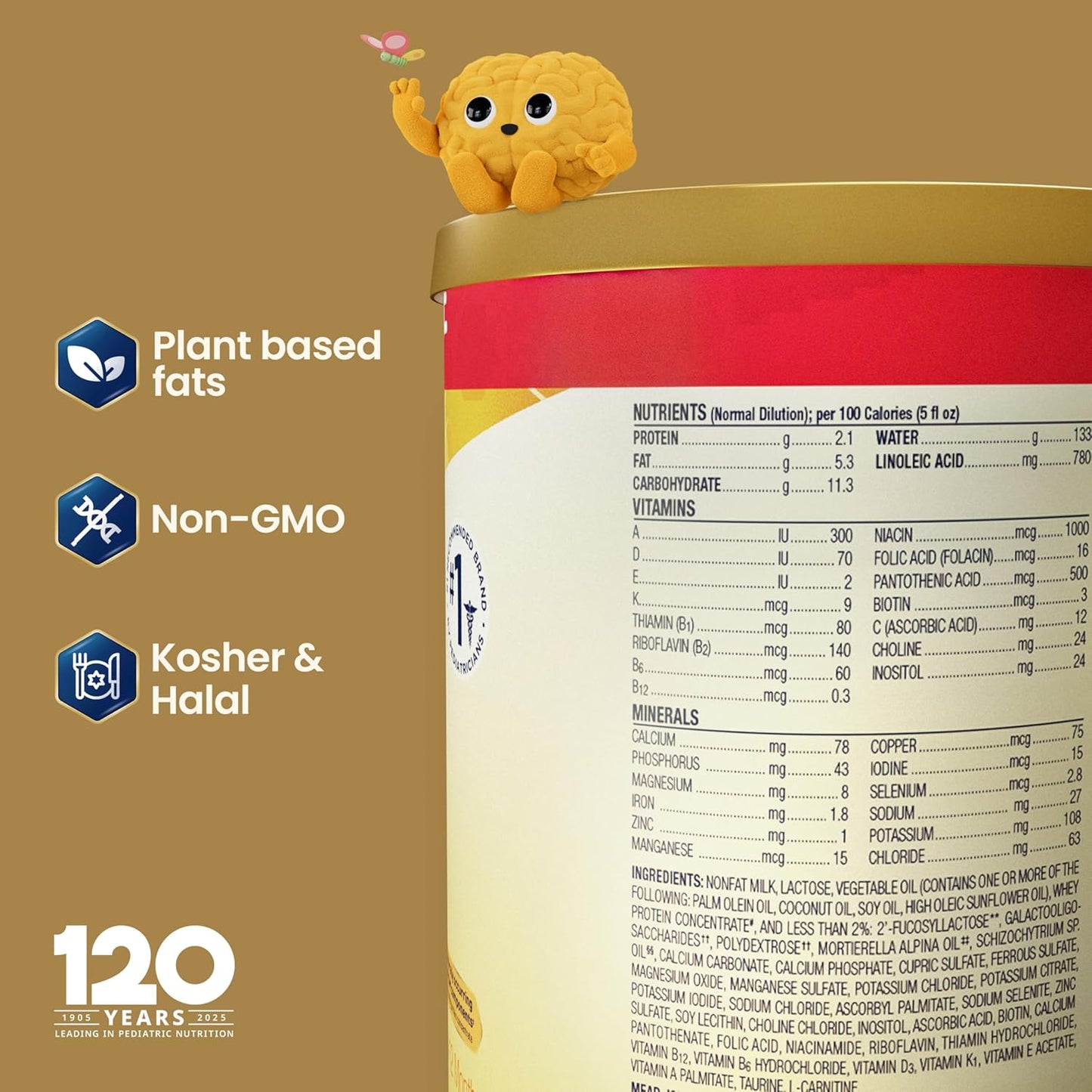 Enfamil NeuroPro Fórmula para Bebés, Dúo de DHA y MFGM para Apoyar...