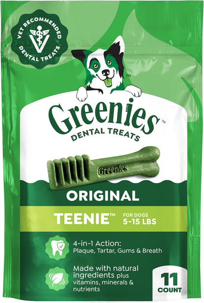 Golosinas dentales para perros recomendadas por veterinarios, tamañ...