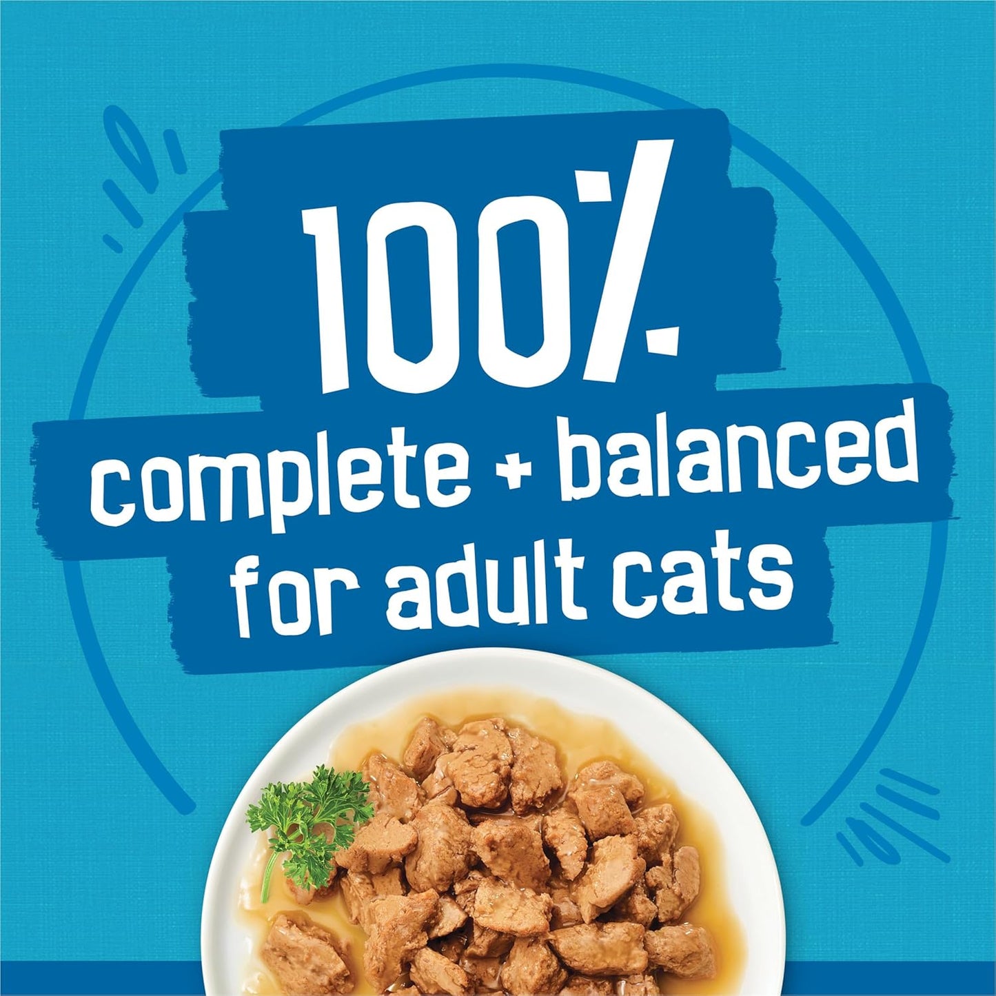 Purina Friskies - Paquete variado de comida húmeda para gatos Fish-...