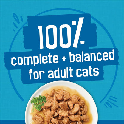 Purina Friskies - Paquete variado de comida húmeda para gatos Fish-...