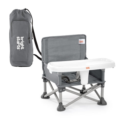 Bright Starts Pop 'N Sit Asiento elevado portátil, para uso en...