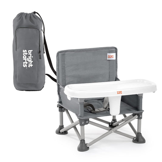 Bright Starts Pop 'N Sit Asiento elevado portátil, para uso en...