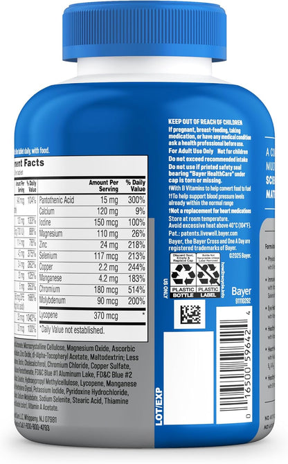 One A Day Multivitamínico Healthy Advantage para hombres con vitami...