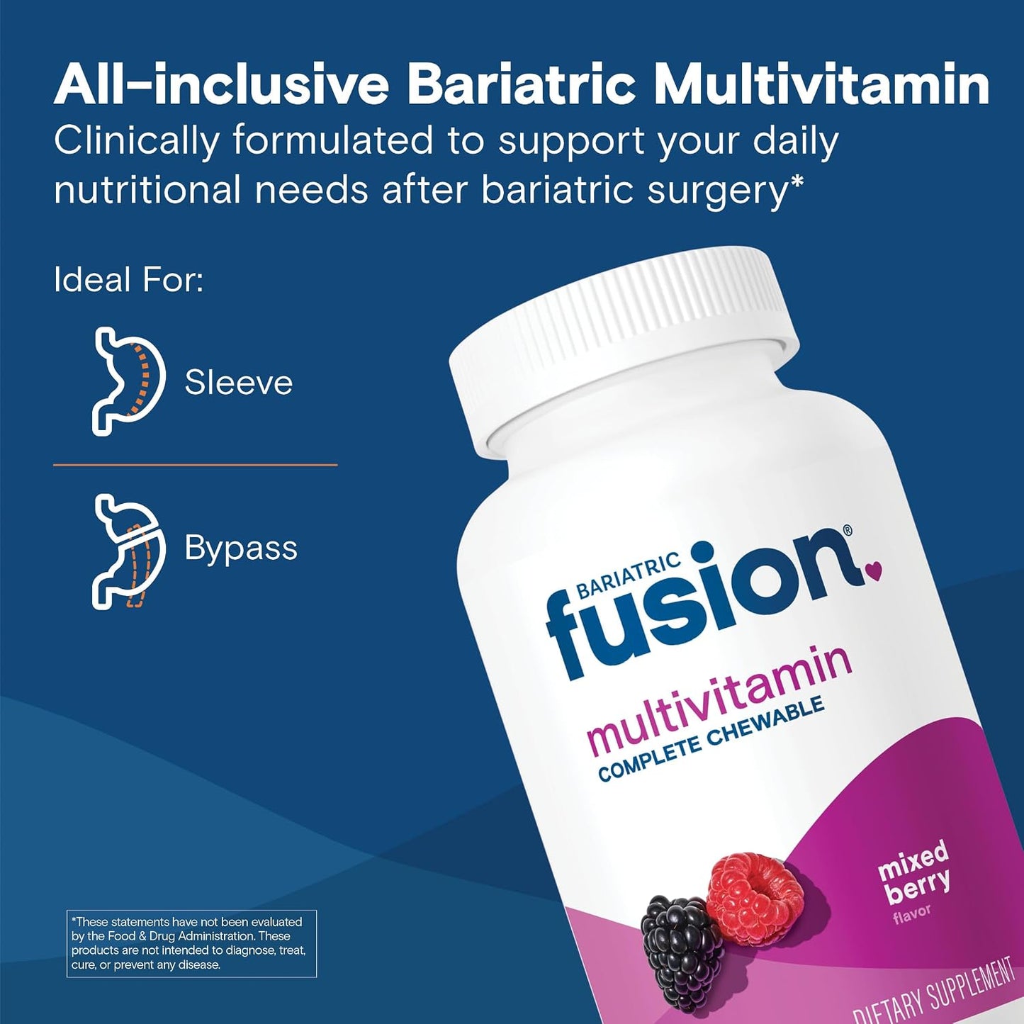 Fusion Completo para personas con sobrepeso Chewable Multivitamin N...