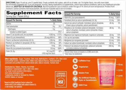 Emergen-C Polvo de apoyo inmunológico de 1000 mg de vitamina C fram...