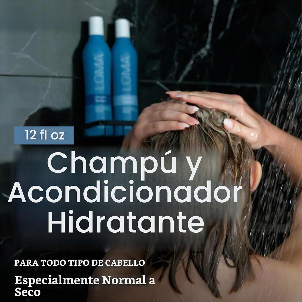 Loma Hair Care Dúo de champú y tratamiento hidratante