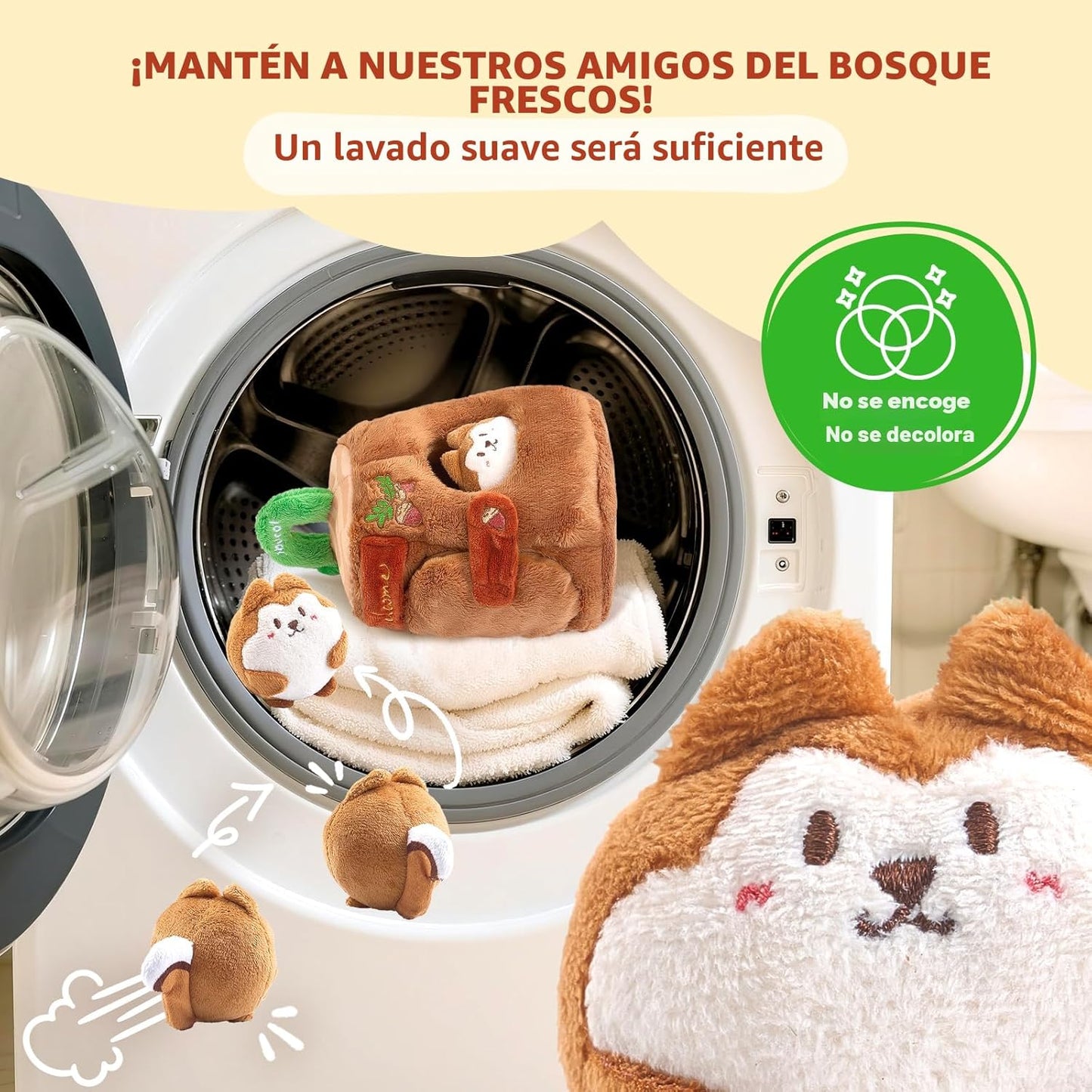 JoyCat Juguetes para bebés de 6-12 meses - Casa de árbol suave para...