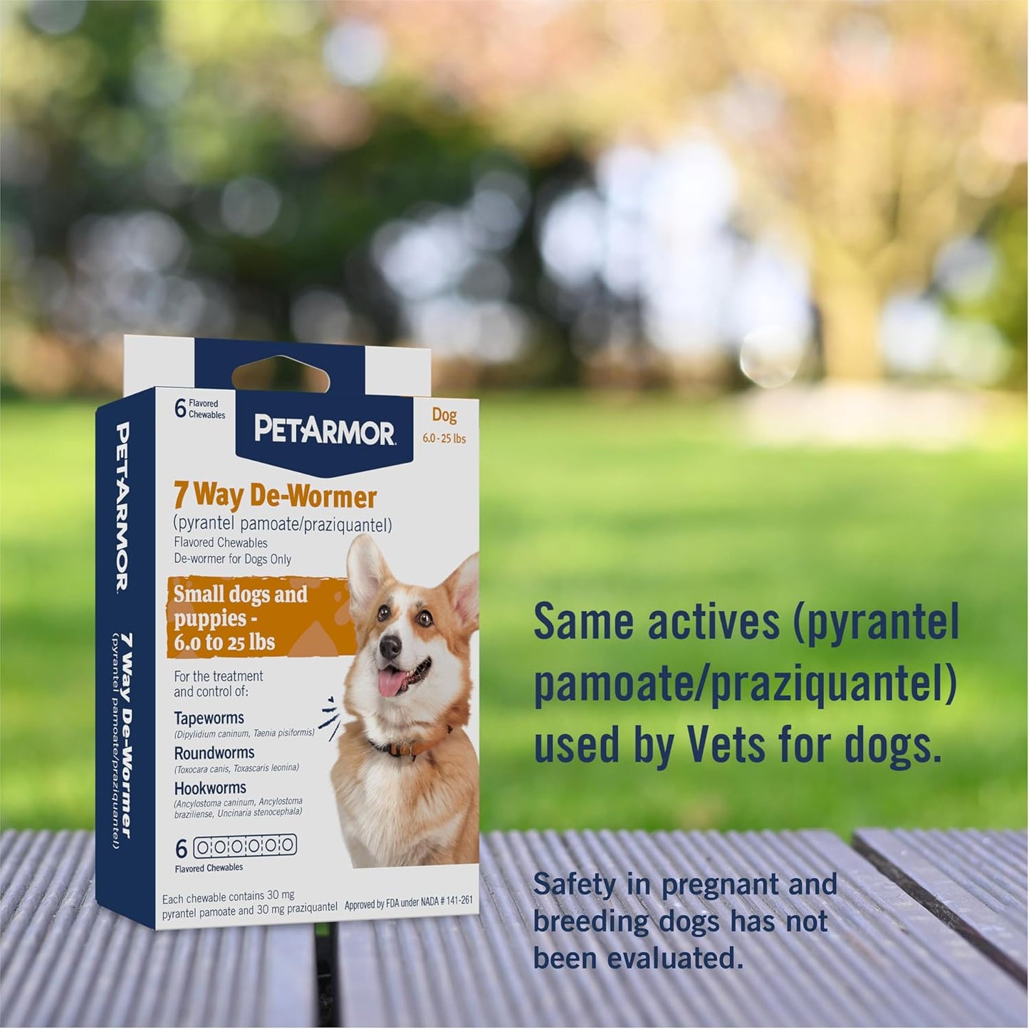PetArmor Desparasitante de 7 vías para perros, tratamiento oral par...