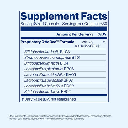 VSL4 Probióticos diarios intestinales para la salud intestinal, 30B...