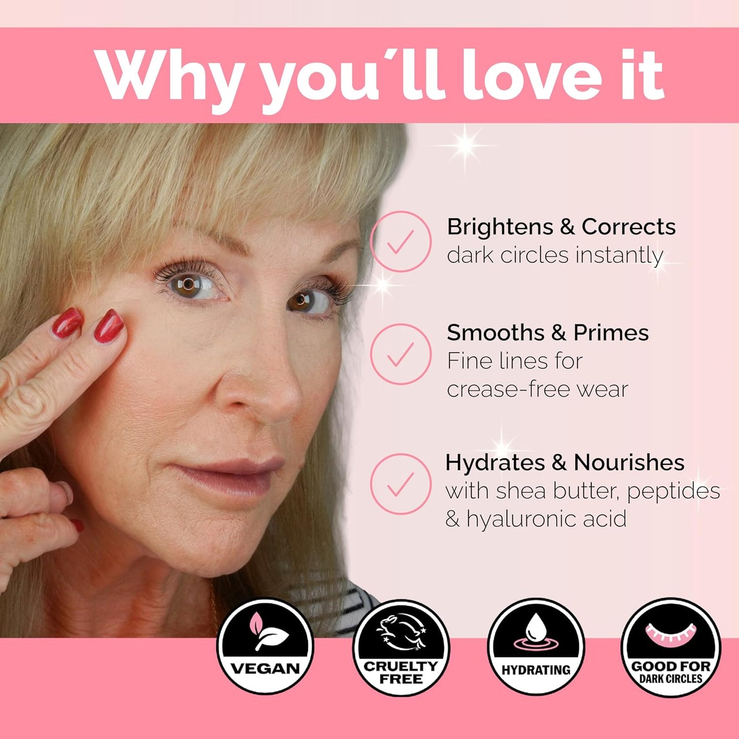 Elizabeth Mott Thank Me Later - Iluminador y prebase para debajo de...