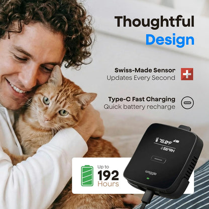 Waggle Monitor de temperatura para mascotas 4G (Lite) - No necesita...