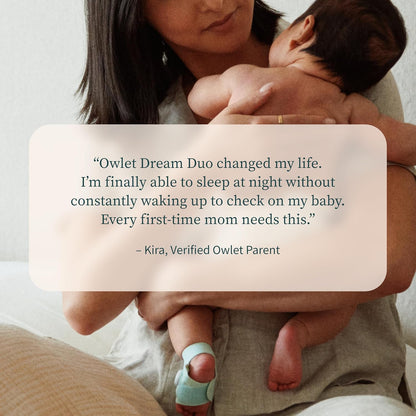 Paquete todo en uno de monitor inteligente para bebés Owlet Dream D...
