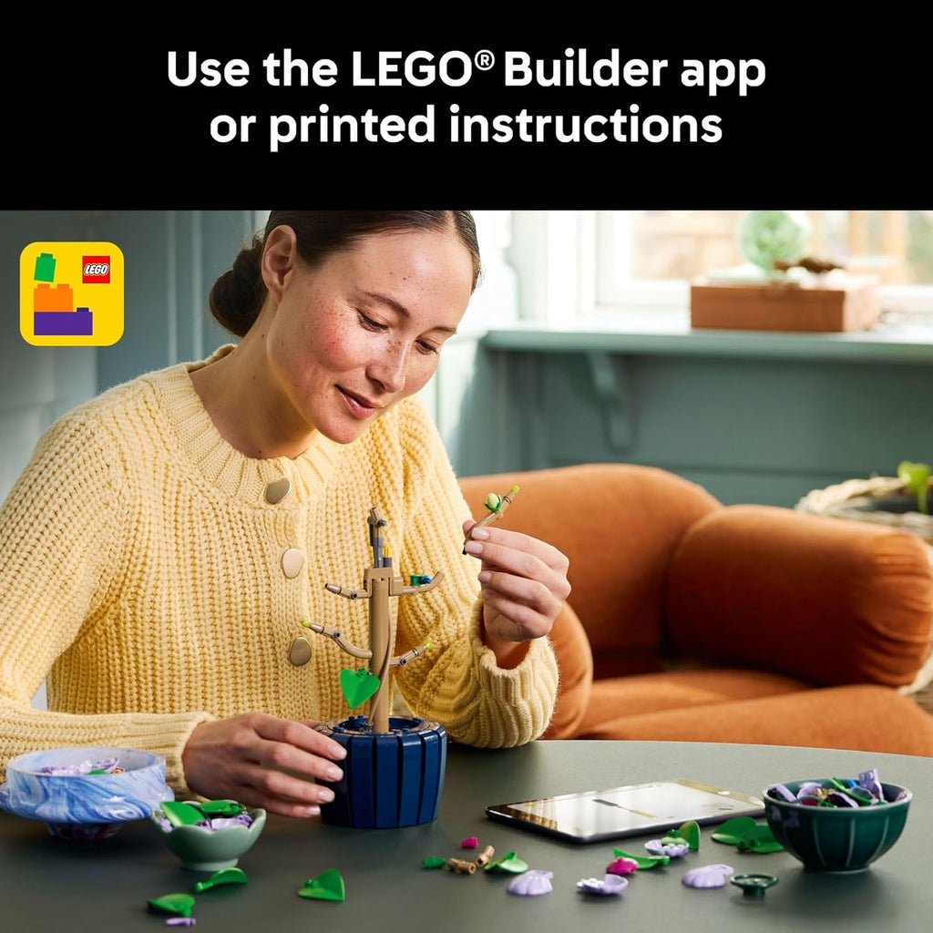 LEGO Botanicals - Juego de construcción de flores de hibisco - Bloq...
