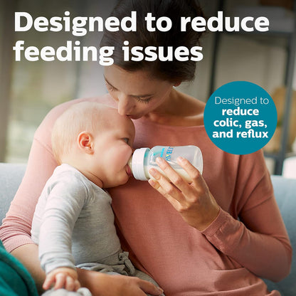 Philips AVENT - Biberón anticólicos con ventilación AirFree, 266 mi...