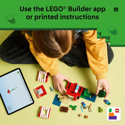 LEGO Minecraft La Casa de la Jungla TNT para Niños - Juguete Coleccionable de Minecraft - Juego de Construcción para Niños y Niñas de 8 años en Adelante - Idea de Regalo para Cumpleaños y Fanáticos de