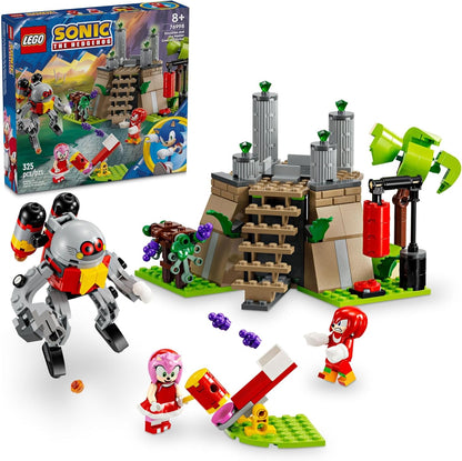 LEGO Sonic The Hedgehog: Knuckles and The Master Emerald Shrine - Set de Construcción de Juguete Coleccionable de Videojuegos, Viene con 2 Figuras de Acción de Sonic, Regalo para Gamers para Niños y