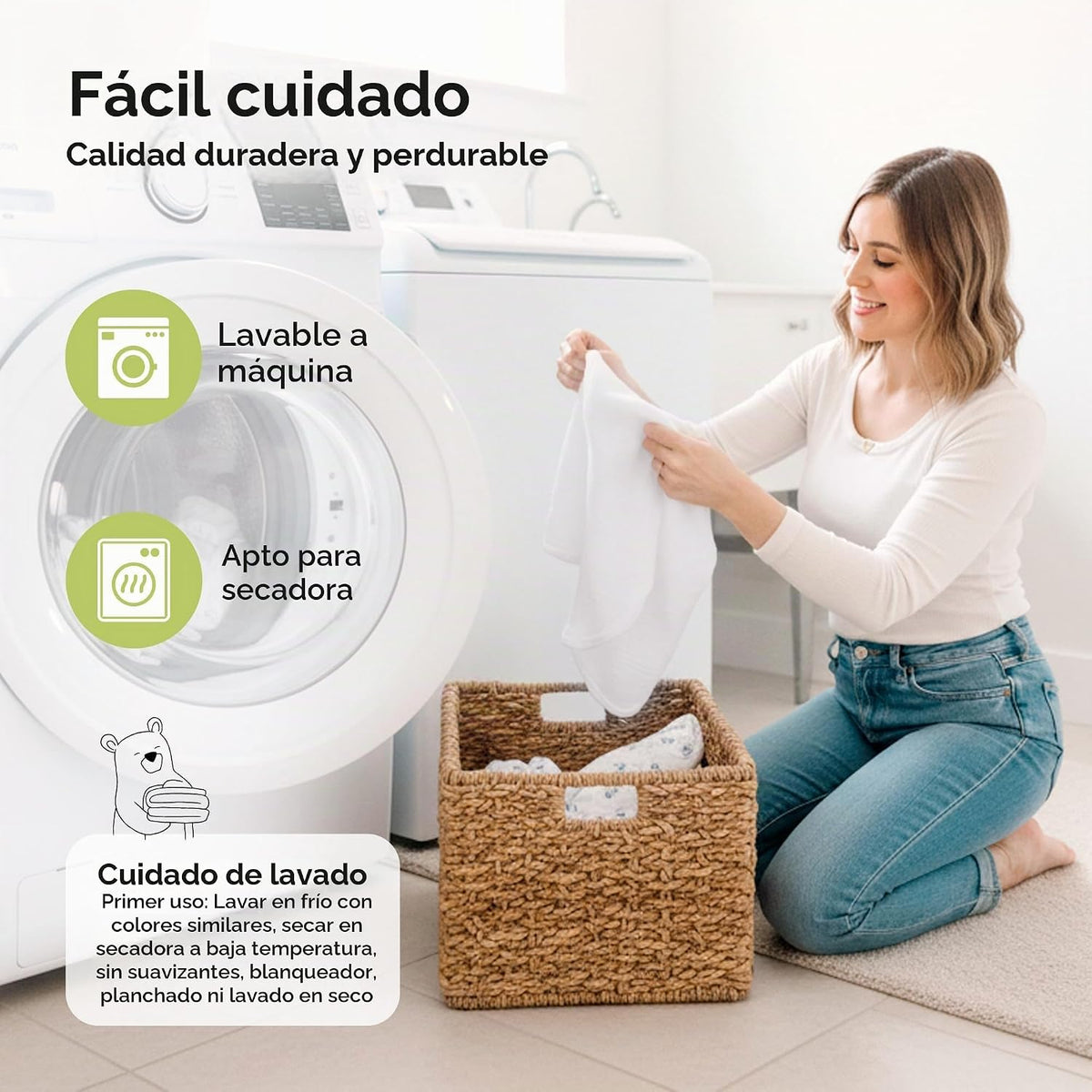 KeaBabies Paquete de 3 pañales orgánicos para recién nacidos, 0.5 T...