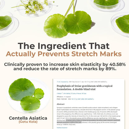 8 Sheep True Belly Serum, aceite para el vientre seguro para el embarazo con ácido hialurónico de triple peso y centella asiática, apoya la hidratación y elasticidad de la piel, fabricado en Estados