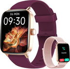 Reloj inteligente para mujeres y hombres, 1.85 pulgadas HD AMOLED F...