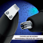 Wahl Groomsman Recortadora de precisión recargable para un aseo hig...