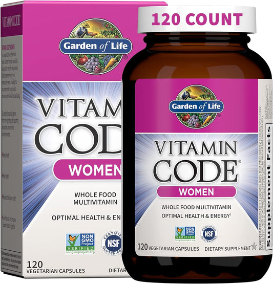 Garden of Life Multivitamin para Mujeres, Vitamin Code Multi para M...